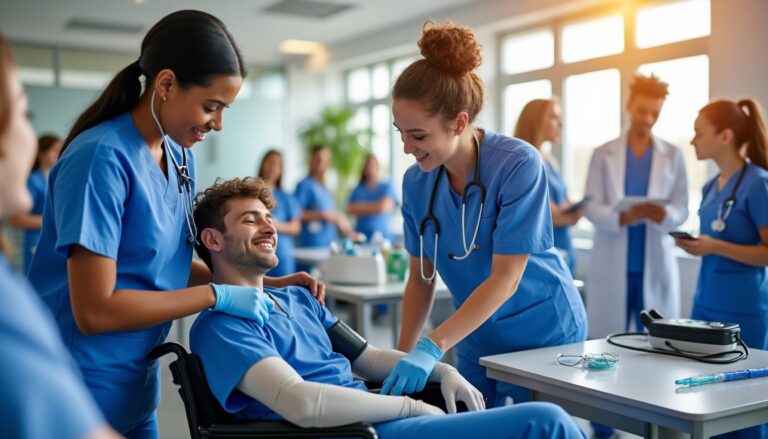 découvrez notre formation aide-soignante en 6 mois : programme, débouchés, conditions d'admission et conseils pour bien démarrer votre carrière dans le secteur sanitaire et social.