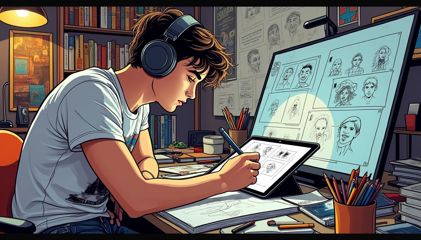 découvrez notre formation d'auteur de bande dessinée à rennes, idéale pour bien débuter. apprenez les bases du dessin, du scénario et développez votre style unique.