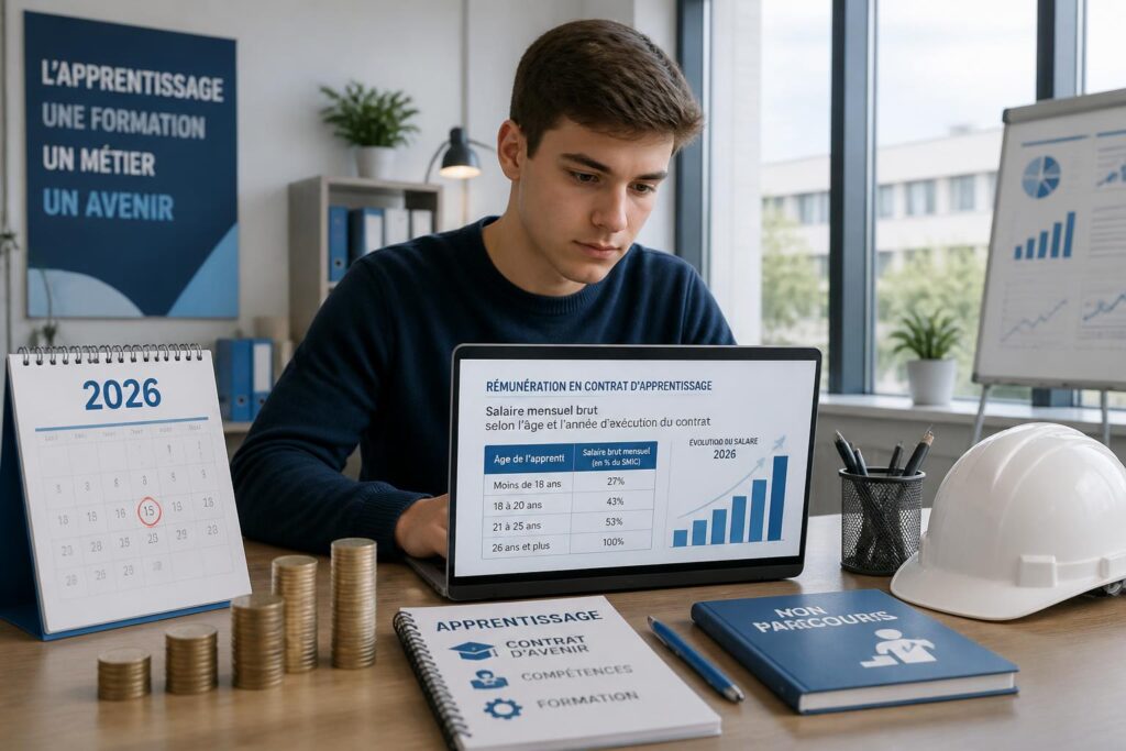 découvrez tout ce qu’il faut savoir sur le salaire dans un contrat d’apprentissage en 2026 : montants, conditions, évolutions et conseils pour bien négocier votre rémunération.