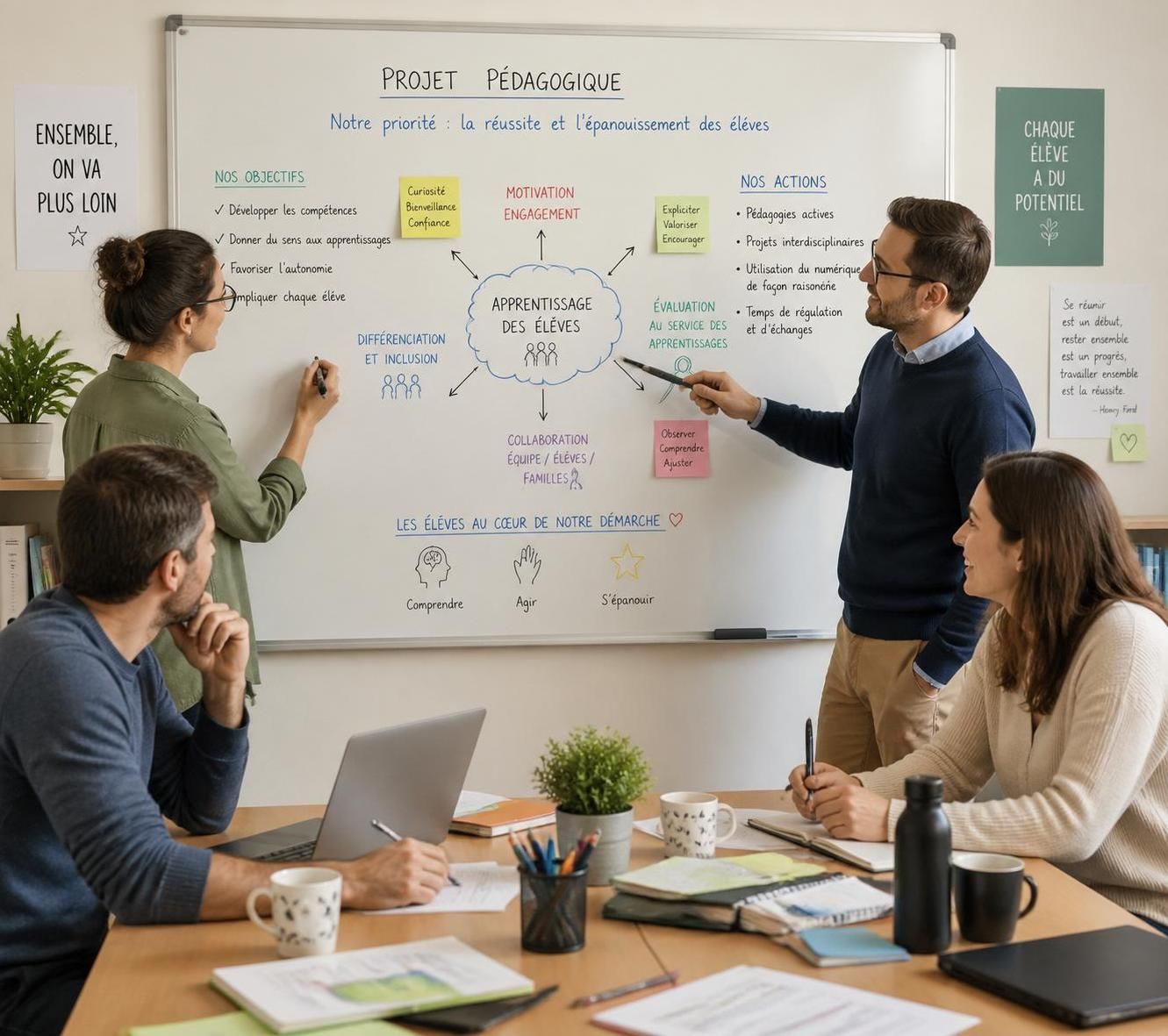découvrez comment élaborer un projet pédagogique efficace pour optimiser l'apprentissage des élèves, en suivant des étapes clés et des conseils pratiques.