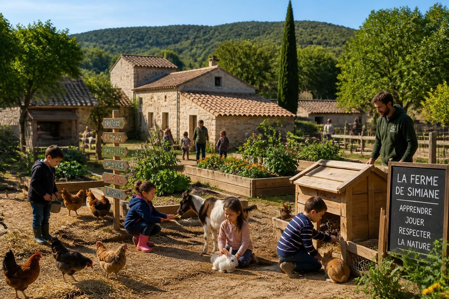 découvrez la ferme pédagogique de simiane pour une expérience éducative et ludique en famille, idéale pour apprendre sur la nature et les animaux dans un cadre convivial.