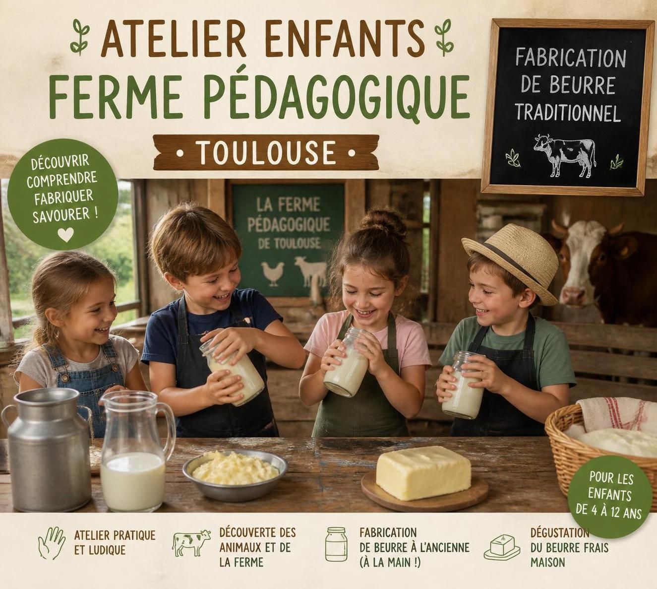 explorez la ferme pédagogique de toulouse, une aventure nature et éducative idéale pour toute la famille. rencontrez les animaux, participez à des ateliers ludiques et apprenez en vous amusant dans un cadre convivial.