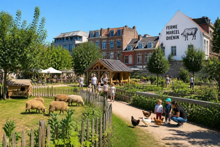 explorez la ferme pédagogique marcel dhénin à lille et vivez une immersion unique en pleine nature au cœur de la ville, idéale pour petits et grands.