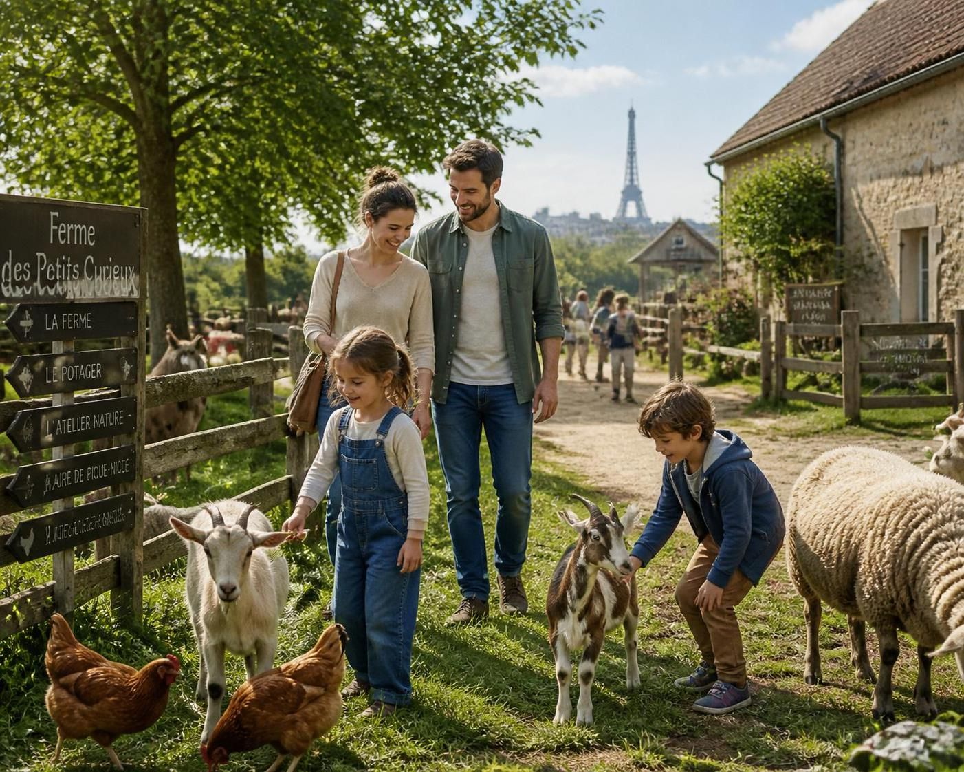 découvrez une ferme pédagogique à paris pour une sortie éducative en famille. apprenez sur les animaux, la nature et l'agriculture tout en passant un moment convivial et ludique avec vos enfants.