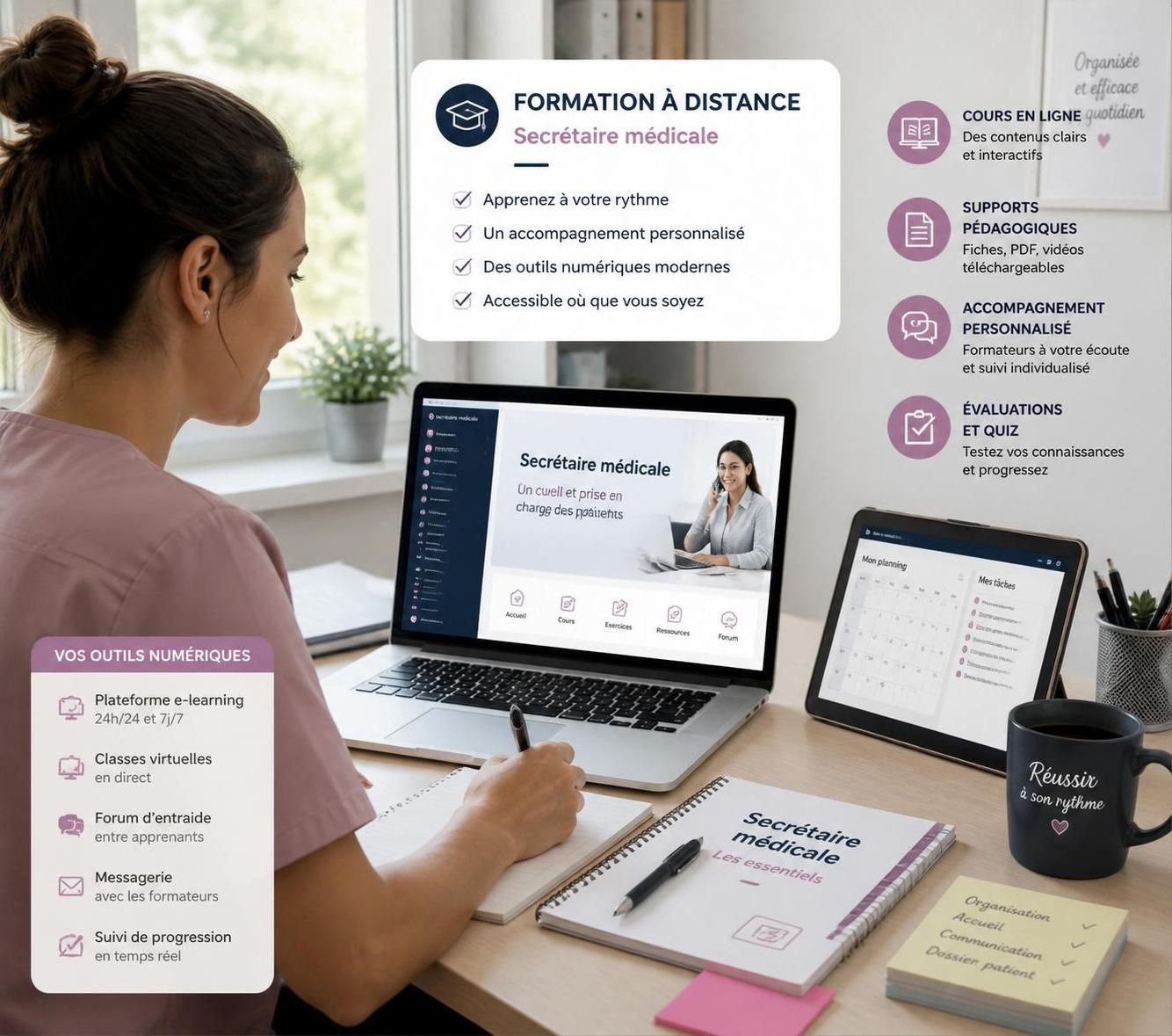 découvrez comment réussir votre parcours en 2026 avec notre formation à distance pour secrétaire médicale, alliant flexibilité, compétences pratiques et accompagnement personnalisé.