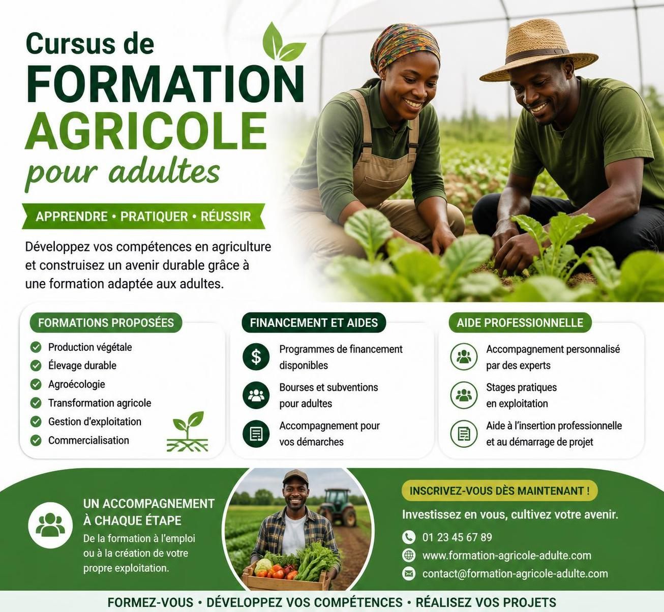 découvrez les options de formation en agriculture pour adultes en 2026, adaptées à tous les niveaux et besoins pour réussir dans le secteur agricole.