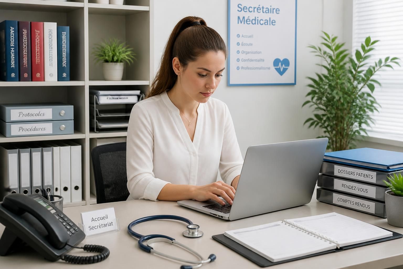 découvrez notre formation en secrétaire médicale, un guide complet pour acquérir les compétences nécessaires et débuter efficacement dans ce métier essentiel du secteur médical.