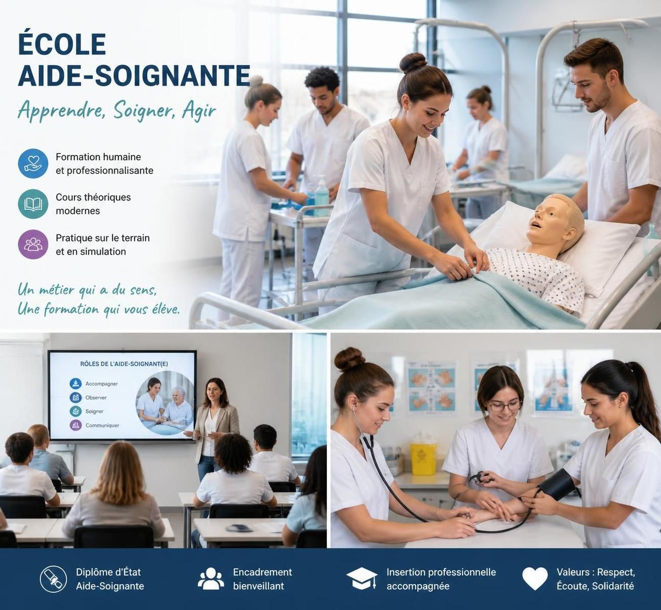 découvrez la durée de la formation aide-soignante en 2026 et tout ce qu'il faut savoir pour bien préparer votre parcours professionnel dans le secteur de la santé.
