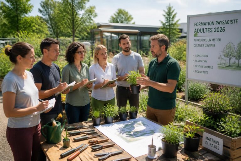 découvrez comment vous reconvertir en paysagiste en 2026 grâce à une formation dédiée aux adultes. acquérez les compétences nécessaires pour maîtriser l'art du paysage et transformez votre carrière.